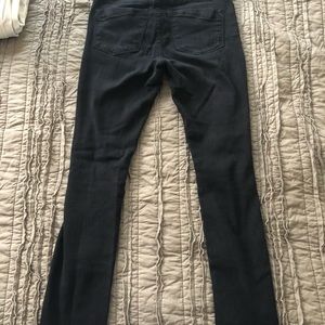 Express black ripped jeans